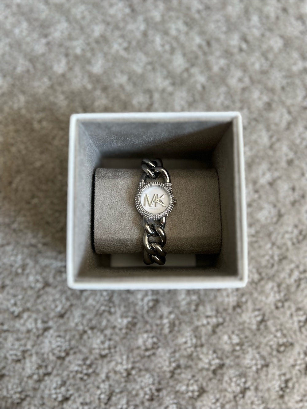 Michael Kors Petite Pavé Chain-Link Watch